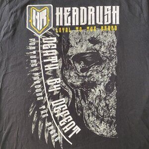 Headrush T-shirt Fortune Favours the Brave Death to Defeat Mens 3XL Graphic SS